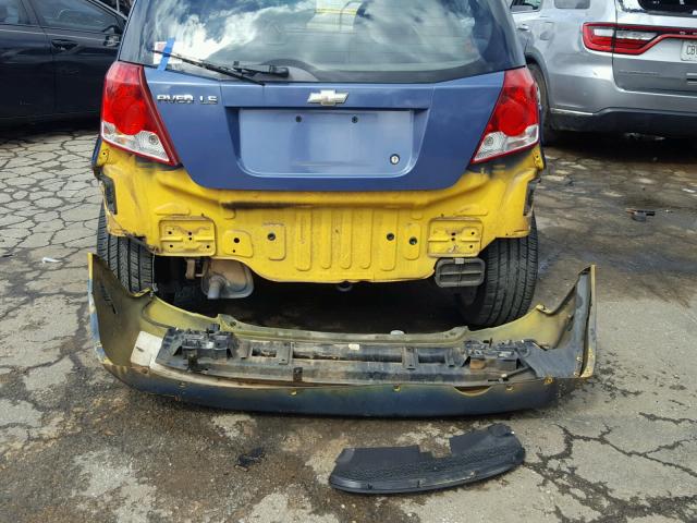 KL1TJ62644B192801 - 2004 CHEVROLET AVEO LS BLUE photo 10