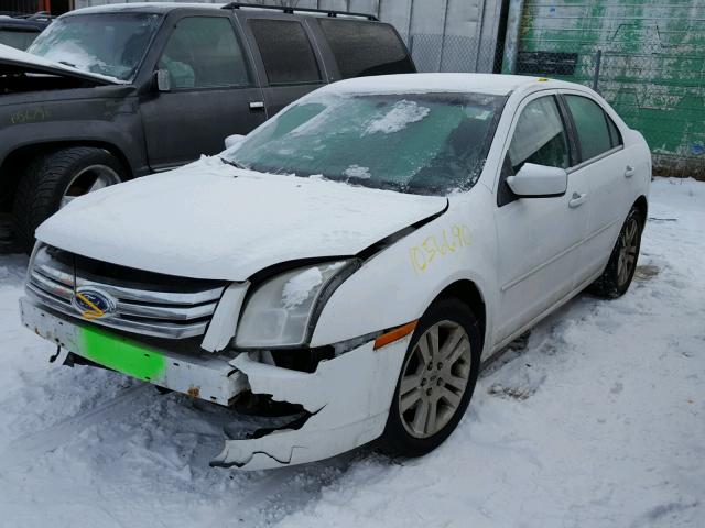 3FAFP08196R220884 - 2006 FORD FUSION SEL WHITE photo 2