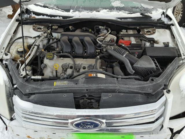 3FAFP08196R220884 - 2006 FORD FUSION SEL WHITE photo 7