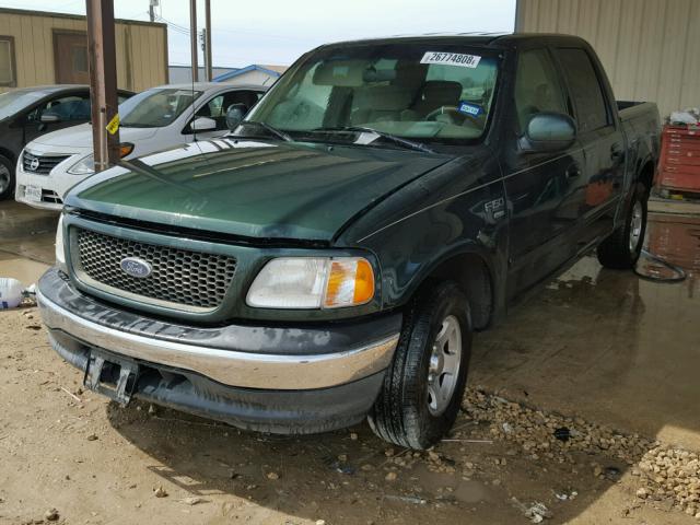 1FTRW07W11KA41114 - 2001 FORD F150 SUPER GREEN photo 2