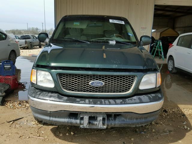 1FTRW07W11KA41114 - 2001 FORD F150 SUPER GREEN photo 9