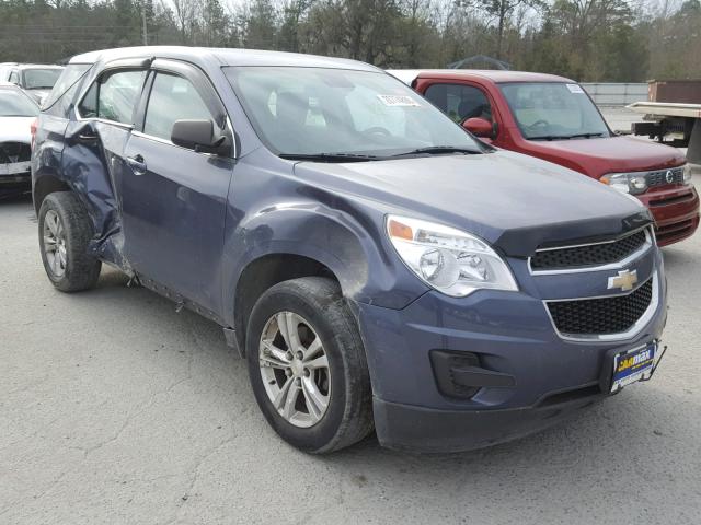 2GNALBEKXD6325390 - 2013 CHEVROLET EQUINOX LS BLUE photo 1