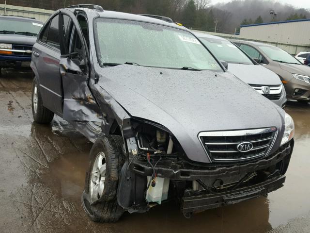 KNDJC735485794365 - 2008 KIA SORENTO EX GRAY photo 1