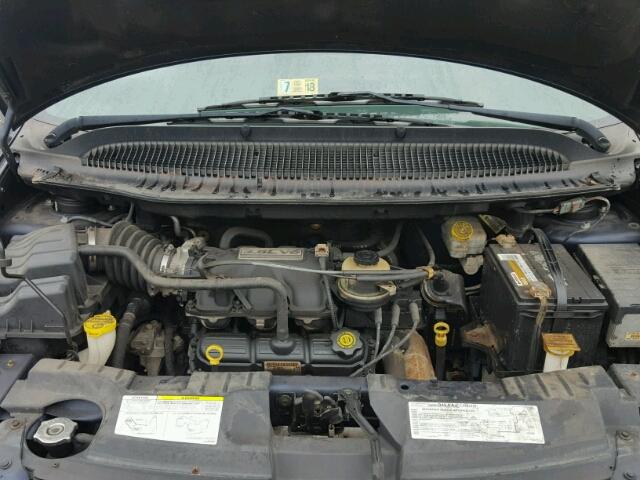 2D4GP44L24R570652 - 2004 DODGE GRAND CARA BLUE photo 7