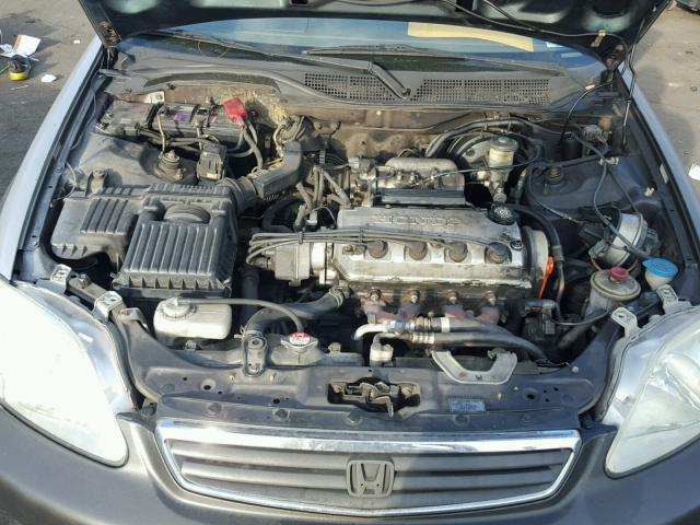 2HGEJ8645YH581936 - 2000 HONDA CIVIC EX შავი ფოტო 7