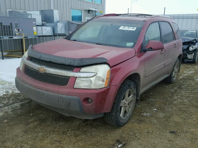 2CNDL73F566046064 - 2006 CHEVROLET EQUINOX LT MAROON photo 2