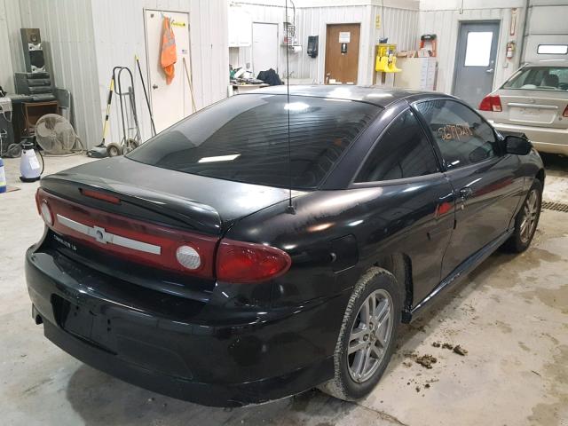 1G1JH12F737364831 - 2003 CHEVROLET CAVALIER L BLACK photo 4