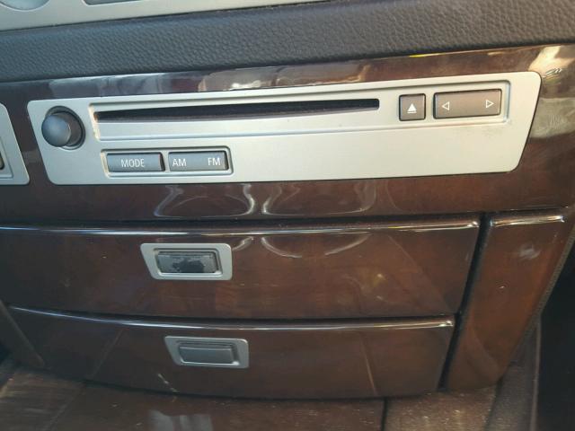 WBAHL835X6DT06640 - 2006 BMW 750 I BLACK photo 9