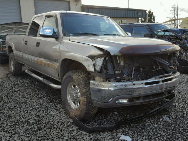 1GCHK23G72F190610 - 2002 CHEVROLET SILVERADO TAN photo 1