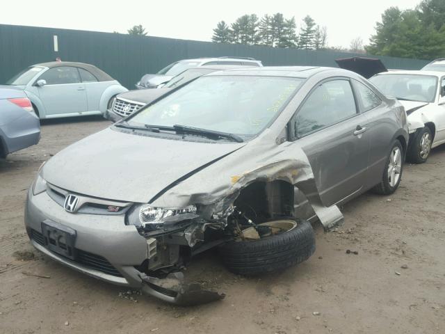 2HGFG12827H564271 - 2007 HONDA CIVIC EX ნაცრისფერი ფოტო 2