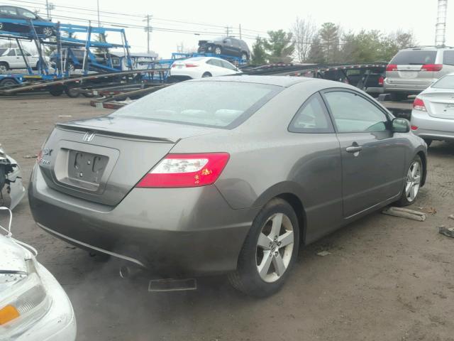 2HGFG12827H564271 - 2007 HONDA CIVIC EX ნაცრისფერი ფოტო 4