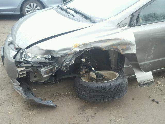 2HGFG12827H564271 - 2007 HONDA CIVIC EX ნაცრისფერი ფოტო 9