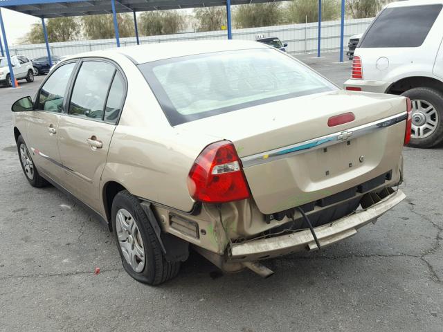 1G1ZS58F87F214855 - 2007 CHEVROLET MALIBU LS თაფლისფერი ფოტო 3