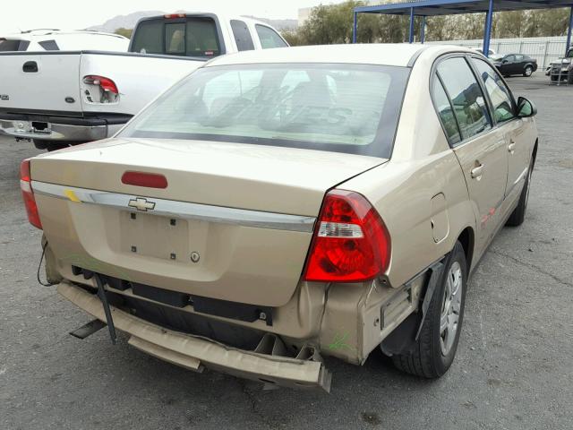 1G1ZS58F87F214855 - 2007 CHEVROLET MALIBU LS თაფლისფერი ფოტო 4
