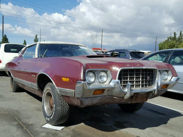 2H30H176672 - 1972 FORD TORINO MAROON photo 1