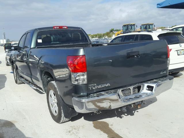 5TFCV54177X002442 - 2007 TOYOTA TUNDRA DOU GREEN photo 3