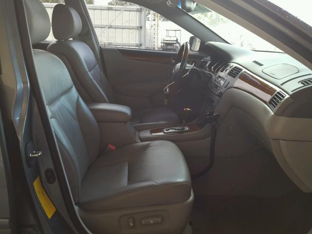 JTHBA30G155087291 - 2005 LEXUS ES 330 BLUE photo 5