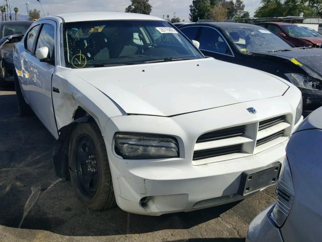 2B3CA4CT2AH305098 - 2010 DODGE CHARGER WHITE photo 1