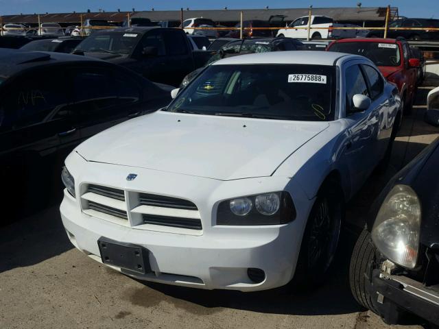 2B3CA4CT2AH305098 - 2010 DODGE CHARGER WHITE photo 2