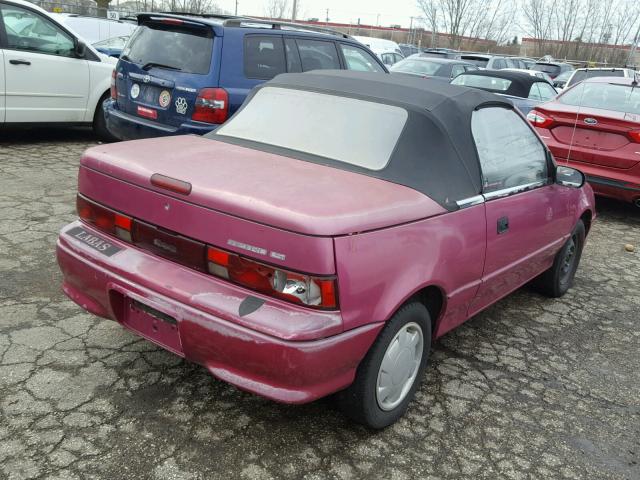 JG1MR3367PK208442 - 1993 GEO METRO LSI PINK photo 4