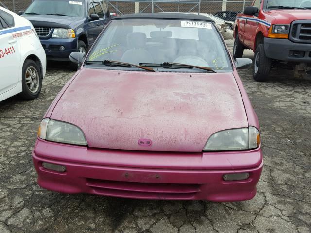 JG1MR3367PK208442 - 1993 GEO METRO LSI PINK photo 9