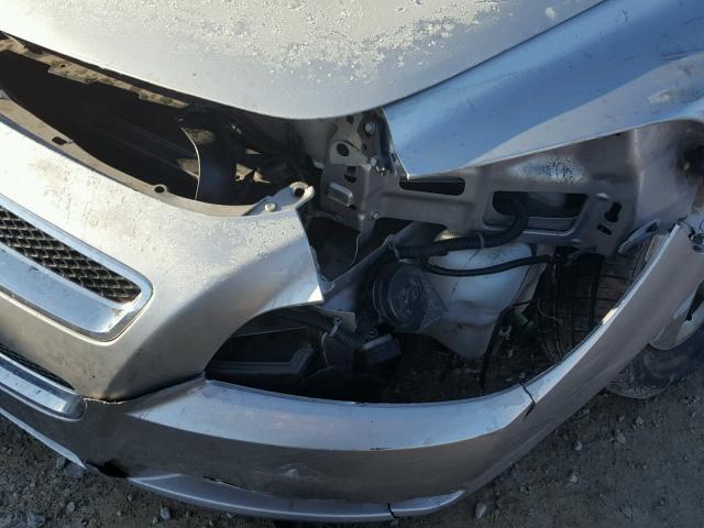 1G1ZG57B08F208193 - 2008 CHEVROLET MALIBU LS ვერცხლისფერი ფოტო 9