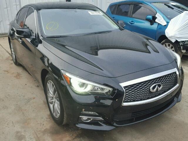 JN1BV7AR7EM706658 - 2014 INFINITI Q50 BASE Negro foto 1