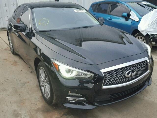 JN1BV7AR7EM706658 - 2014 INFINITI Q50 BASE BLACK photo 1