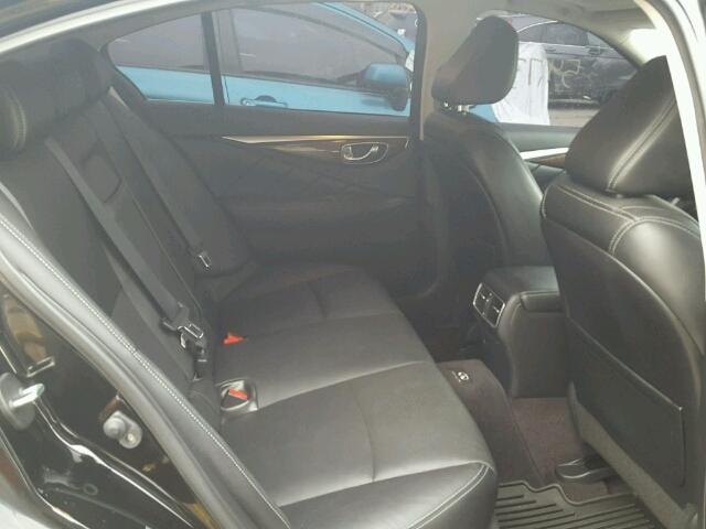 JN1BV7AR7EM706658 - 2014 INFINITI Q50 BASE Negro foto 6