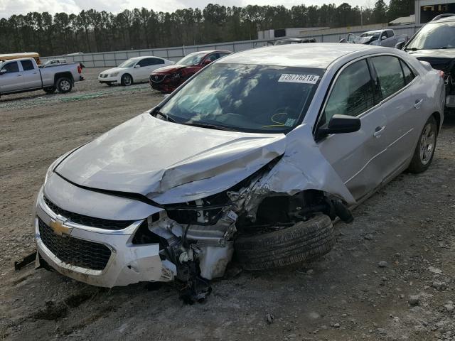 1G11B5SL9EF201492 - 2014 CHEVROLET MALIBU LS SILVER photo 2
