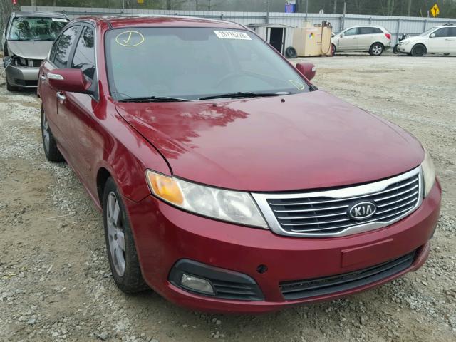 KNAGE224895338643 - 2009 KIA OPTIMA LX RED photo 1