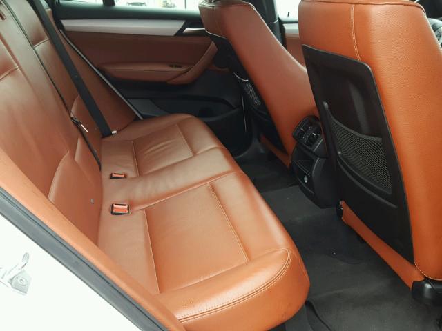 5UXWX9C56D0D06208 - 2013 BMW X3 XDRIVE2 WHITE photo 6