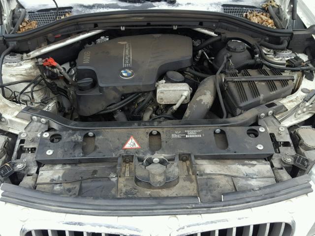 5UXWX9C56D0D06208 - 2013 BMW X3 XDRIVE2 WHITE photo 7