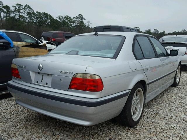 WBAGG834X1DN82820 - 2001 BMW 740 I AUTO SILVER photo 4