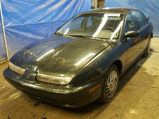 1G8ZK5270XZ198491 - 1999 SATURN SL2 GREEN photo 2