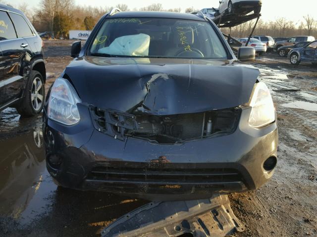 JN8AS5MV9CW701661 - 2012 NISSAN ROGUE S BLACK photo 9