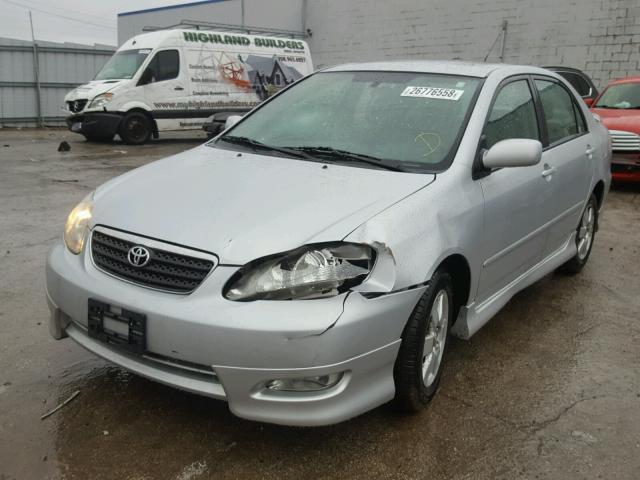 1NXBR32E65Z485779 - 2005 TOYOTA COROLLA CE SILVER photo 2