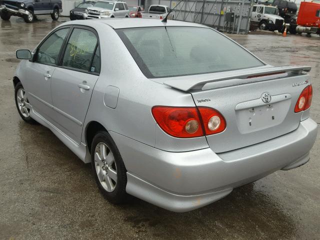 1NXBR32E65Z485779 - 2005 TOYOTA COROLLA CE SILVER photo 3