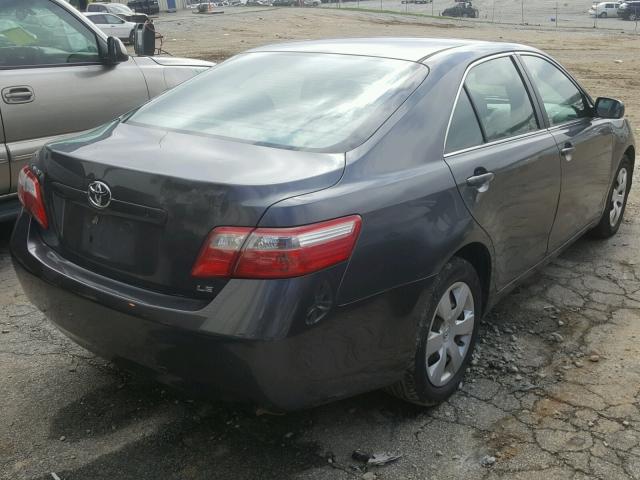 4T1BE46K87U653555 - 2007 TOYOTA CAMRY NEW GRAY photo 4