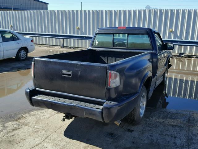 1GCCS1445X8105591 - 1999 CHEVROLET S TRUCK S1 BLUE photo 4