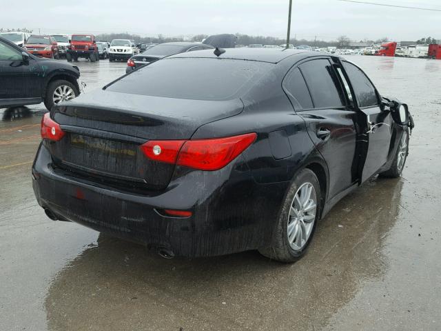JN1BV7AP9FM339861 - 2015 INFINITI Q50 BASE Negro foto 4