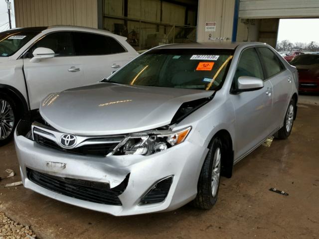 4T4BF1FK4ER340758 - 2014 TOYOTA CAMRY L SILVER photo 2