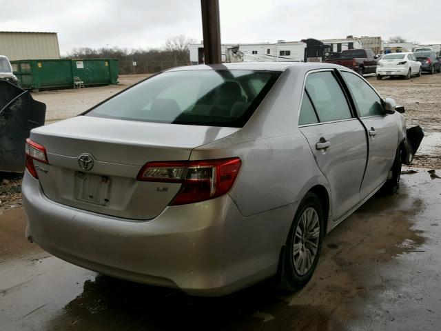 4T4BF1FK4ER340758 - 2014 TOYOTA CAMRY L SILVER photo 4