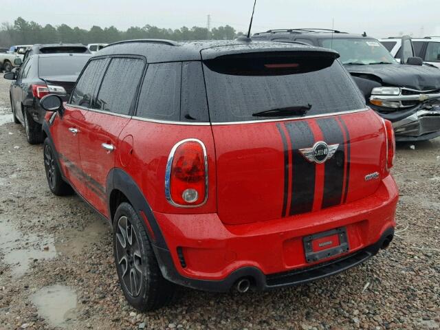 WMWZC3C57CWL88026 - 2012 MINI COOPER S C RED photo 3