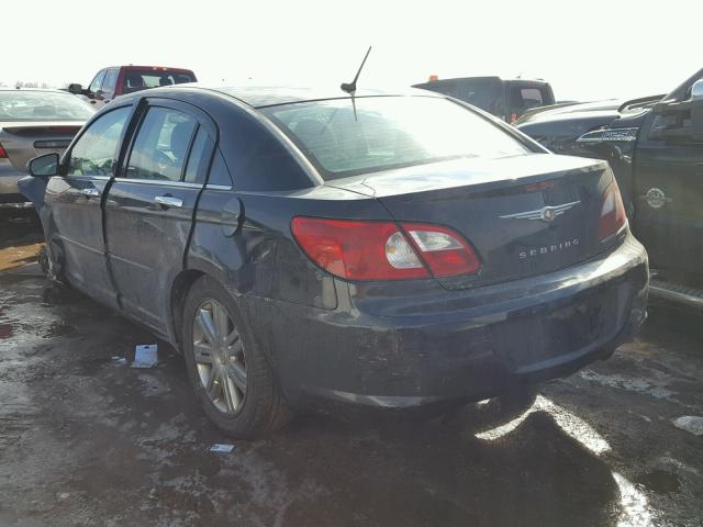 1C3LC66M97N548632 - 2007 CHRYSLER SEBRING LI BLACK photo 3