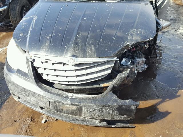 1C3LC66M97N548632 - 2007 CHRYSLER SEBRING LI BLACK photo 7