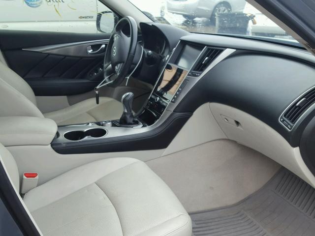 JN1BV7AP9EM673063 - 2014 INFINITI Q50 BASE Azul foto 5