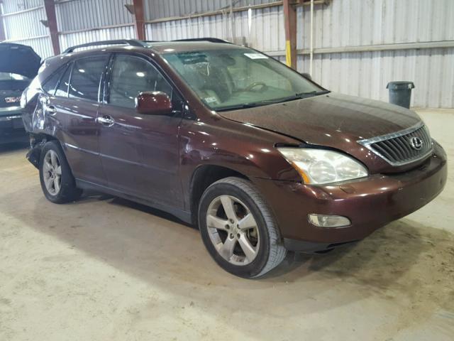 JTJGK31U289851586 - 2008 LEXUS RX 350 BURGUNDY photo 1