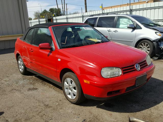 3VWDC21V42M803079 - 2002 VOLKSWAGEN CABRIO GLX 红色 照片 1