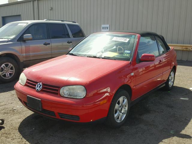 3VWDC21V42M803079 - 2002 VOLKSWAGEN CABRIO GLX 红色 照片 2